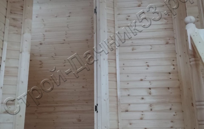 4 Каркасно-щитовой дом   Д-59, 6х6м, 69,8  М², Московская область, Раменский район, деревня  Малышево. (8)